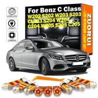 Canbus LED Interior Light Kit For Mercedes Benz C Class W202 S202 W203 S203 CL203 S204 W204 C204 W205 S205 C205 Car Led Lamps