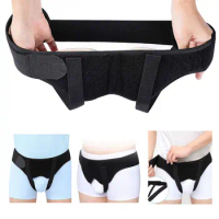Men Hernia Support Belt Sports Inguinal Groin Hernia Pain Relief Truss Brace Air Band Adjustable Hernia Support for Training