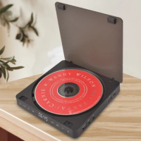 Retro Home Audio Player HIFI Walkman Disc Touch Control Learning Retro CD Disc Digital Display Support CD/MP3/WMA Mini CD Player