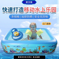 游泳池充氣游泳池耐用加厚游泳氣墊兒童洗澡桶嬰兒可折疊寶寶澡盆