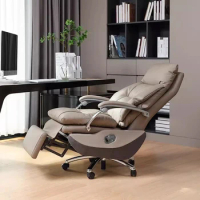 Mobile Recliner Computer Chair Chaise Comfy Swivel Ergonomic Boss Office Chair Lounge Massage Cadeira Office Furniture LJ50OC