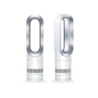 【dyson 戴森 限量福利品】AM09 涼暖兩用氣流倍增器/風扇(白銀)