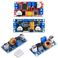 บอร์ดชาร์จแบตเตอรี่ลิเธียม, 5A DC ถึง DC CC CV, ตัวแปลงพลังงานจอแสดงผล LED, โมดูลขั้นตอนลง, XL4015, 