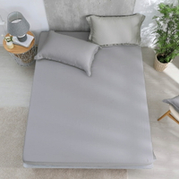 鴻宇 單人床包枕套組 天絲300織 馬歇爾 素色 台灣製T201372T2-3.5X6.2