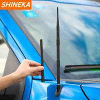 SHINEKA Black Car Accessories 19CM 33.5CM Car Auto FM AM Radio Signal Metal Modify Antenna for Ford F150 2015+