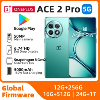 Original OnePlus Ace2pro Ace 2 Pro 5G Mobile Phone Snapdragon8 Gen 2 6.74inch 3D 5000mAh SuperVOOC Charge 50MP NFC used phone