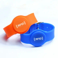 WB05 RFID Silicone Wristband, RFID bracelet Tag for access control RFID Tag With M1 Chip