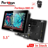 Portkeys BM5III 2200nit SDI/HDMI Super Bright Camera Control w BT1 Touch Screen 5.5" Monitor Portable Monitor