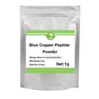 Blue Copper Peptide Powder Tripeptide GHK-Cu Promotes Collagen Production And Anti-aging s