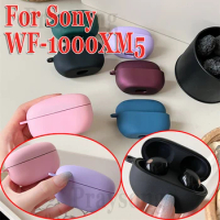Fashion Cool Case for Sony Earbuds WF-1000XM5 Cover Simple Hard Case Earphone 1000XM5 Case Wireless Charging Box Funda Cover