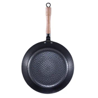 Iron hammer wok non stick light pans uncoated frying pan frying wok pans frying pan cast iron pots and pans Hand wok