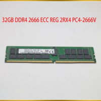 1 PcsFor SK Hynix RAM 32G 32GB DDR4 2666 ECC REG 2RX4 PC4-2666V Server Memory