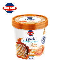【Kri Kri】希臘優格 冰淇淋 焦糖 320g(卡路里低、不含麩質 焦糖)