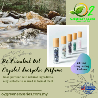 《GOLDEN PHOENIX》O2 Nature Crystal Energetic Essential Oil Perfume 24 hour long lasting O2 Kristal Mi