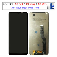 LCD Display and Touch Screen Digitizer Assembly for TCL 10 5G,TCL 10 Pro,10 Plus,T790,T782,T799,Phone LCD Screen Replacement