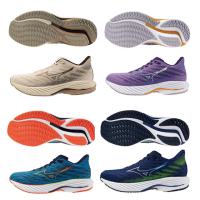 【MIZUNO 美津濃】WAVE RIDER 28 男款 女款 超寬楦 緩震 慢跑鞋(J1GC240461/356/453/J1GD240673/377/672)