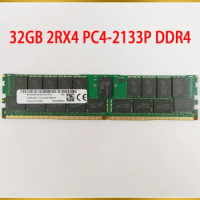 1Pcs 32G 32GB For MT Memory 2RX4 PC4-2133P DDR4 2133 ECC REG RAM