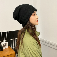 針織帽女韓版日系帽子秋冬天毛線帽潮冷帽英倫百搭針織帽保暖護耳