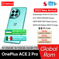 Oneplus ACE 2 Pro 5G Global Rom Snapdragon 8 Gen 2 6.74'' 120Hz AMOLED Display Screen 5000mAh Battery 150W SUPERVOOC Charge