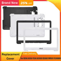 New For Asus X556 A556 F556 A556U X556U VM591 FL5900U Laptop LCD Front Bezel Hinge Cover Bottom Base Case White Black B D Shell