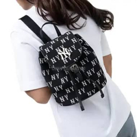 MLB CLASSIC MONOGRAM JACQUARD MINI BACKPACK NEW YORK YANKEES BLACK