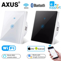 Wifi Smart Switch EWelink App Alexa Google voice control Neutral wire/No neutral Touch light wall switch wire Install