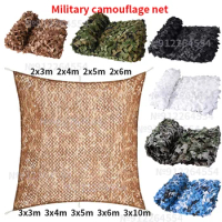 Military camouflage net Hunting camouflage net Garden gazebo net Car awning White blue green black jungle desert color