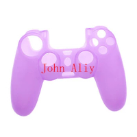 Free shipping hot sale Silicone Rubber Soft Case Sleeve Gel Skin Cover for SONY PlayStation 4 PS4 Controller Wireless