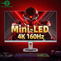 TITAN ARMY 27 inch 4K MiniLED monitor HDR1000 display 160Hz FastIPS screen HDMI2.1 Type-C 90W built-in speaker