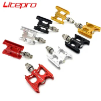 Litepro Quick Release Pedal For Brompton Folding Bike Mountain Bike Aluminum Alloy Ultralight Bearing Pedals