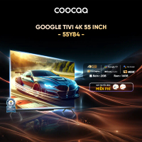 [TTS - Lắp đặt 0đ HN HCM][DEAL LIVESTREAM] Coocaa Google Tivi 4K 55 inch  - Model Y84 - Điều khiển g