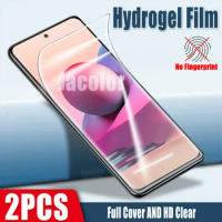 2pcs Hydrogel Film For Xiaomi Redmi Note 10 10T 10S Pro Max 5G T S 5 G Full Cover Screen Protector Note10Pro Note10S Note10 600D