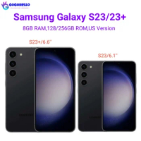 Original Samsung Galaxy S23 S23 Plus 5G US Version ROM 128/256GB RAM 8GB Snapdragon NFC Octa Core Unlocked Android Cell Phone