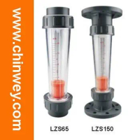 LZS-65 plastic tube type rotameter LZS flow meter flange fitting
