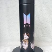 Tumbler LED Termos BTS Stainless 500ml hot n cool