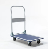 รถเข็นของ 4ล้อ พื้นเหล็ก 150kg. TROLLEY0009-150RS