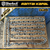 Rantai Besi / Kapal Galvanized 8 mm ( 5/16 inch ) panjang 5 meter