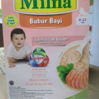 Milna bubur bayi 8 - 12 bulan (pembelian 6 pcs free toples)