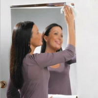 Durable New Wall Sticker 40*200CM Bathroom DIY Decor High quality Mirror Self Adhesive Wall Sticker 100/200CM 40*100CM