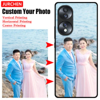 Custom Photo Glass Cases For Huawei P40 P20 P30 P10 Mate 20 20X 30 40 E Lite 30E 40E Pro Plus 5G Name Images White Leather Cover