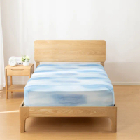【NITORI 宜得利家居】接觸涼感 伸縮床包 N FIT N COOL WC 25NC-03 雙人(接觸涼感 伸縮床包)