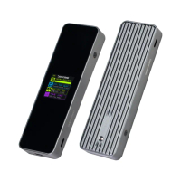 【Dockcase】M.2 NVMe SSD 液晶顯示智能硬碟盒(固態硬碟外接盒/DSWC1C-10)