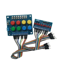PLC debugging board switch value simulation board PLC control board PLC test board PLC learning accessories