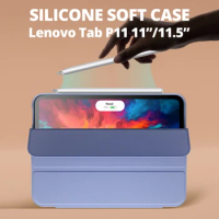 For Lenovo Tab P11 Case P11 Plus 11" Slim Magnetic Folding Stand Soft TPU Smart Cover for Lenovo Tab P11 Pro 11.5" Tablet Funda