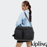 Kipling 午夜星空黑多袋收納手提斜背兩用包-DEFEA XL