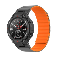 Magnetic Loop Strap For Huami Amazfit T-Rex 2 Smart Watch Band Silicone Sport Bracelet For Xiaomi Amazfit T-Rex T Rex Pro Correa