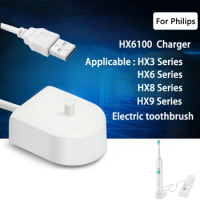 USB HX6100 Charger For Philips Sonicare Electric Toothbrush Air Floss Flosser Oral Irrigator Handle HX8140 8211 HX8240 HX6235