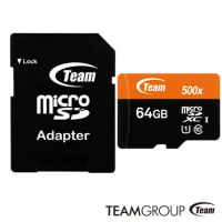 Team 十銓 64GB 100MB/s microSDXC UHS-I U1 C10 記憶卡