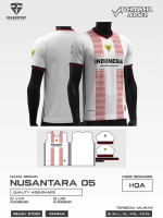 355 - Jersey Indonesia lengan pendek, logo Garuda putih
