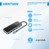Vention Multiport 10 in 1 USB Type C to HDMI VGA PD